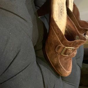 Extremely comfortable brown ugg heels